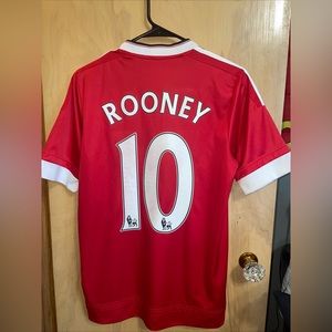 Adidas Manchester United 2015/16 Men’s Small Soccer Jersey- Wayne Rooney #10